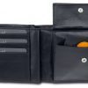 Voi Geldbörse "TOBI" NOS-70311 Leder für Herren Schwarz Geldbeutel Herren groß