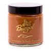 Schuhpflegeset mit Burgol - Schuhpomade Cognac Tiegelbürste zum Auftragen und Baumwolltuch
