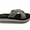 Siebi's Nizza Modische Strandschuhe Badeschuhe Pantoletten mit Plateau Damen – Bild 10