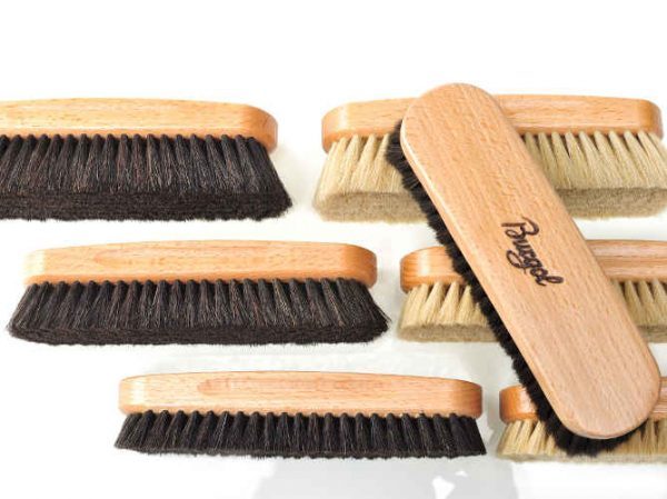 Schuhpflegeset für rahmengenähte Cordovanschuhe Schuhe mit Burgol- Bürsten- Ledersohlenöl-Pomade und Rosshaarbürste und Baumwollbeutel zum Aufbewahren der Schuhpflegemittel – Bild 5