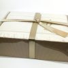 Devilla Jacquard Handtuch Set mit 3 Frottiertüchern und Geschenkverpackung Farbe Leinen – Bild 2