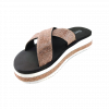Siebi's Nizza Modische Strandschuhe Badeschuhe Pantoletten mit Plateau Damen – Bild 12