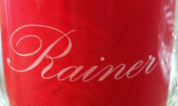 Persönliches Sekt, Wein, Bier oder Weizenbierglas