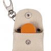 VOI Schlüsselanhänger Miniatur-Tasche  Leder mit  Einkaufswagenchip – Bild 2