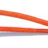 Rundsenkel Orange, 75 cm, gewachst