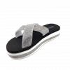 Siebi's Nizza Modische Strandschuhe Badeschuhe Pantoletten mit Plateau Damen – Bild 13