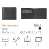 VOi  Herrenbörse Nick 70243 schwarz – Bild 3