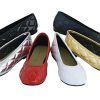 Linea Scarpa Damen Mara Klassik Geschlossene Ballerinas Lackoptik gesteppt