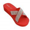 Siebi's Nizza Modische Strandschuhe Badeschuhe Pantoletten mit Plateau und extra leicht – Bild 3
