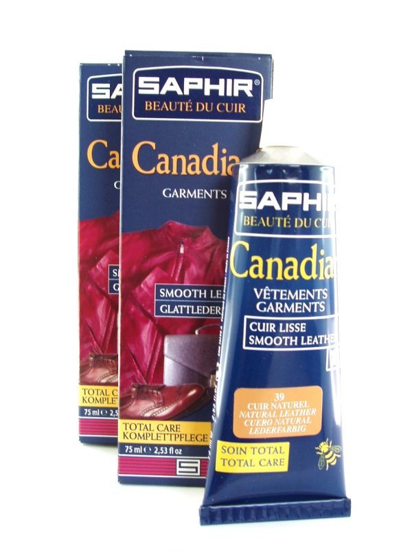 SAPHIR Canadian Regenerations Ledercreme für Taschen, Lederbekleidung, Möbel