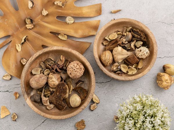 Holzschale 2er Set ø15/17cm H4cm Dekoschale Tik & Tok rund Mangoholz – Bild 5