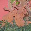 Weihnachten | Deko Elch | Gartenstecker Figur in Edelrost – Bild 3