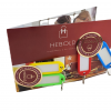 Hebold "KeyClassics" Set mit 22  Kunststoff-Schildchen incl. Schlüsselring zum Beschriften farbig gemischt