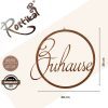 Zuhause Deko Schriftzug als Türkranz Fensterdeko Wanddeko | – Bild 4