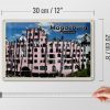 Blechschild Städte Magdeburg Hundertwasser Gebäude 30x20 cm Schild tin sign – Bild 4