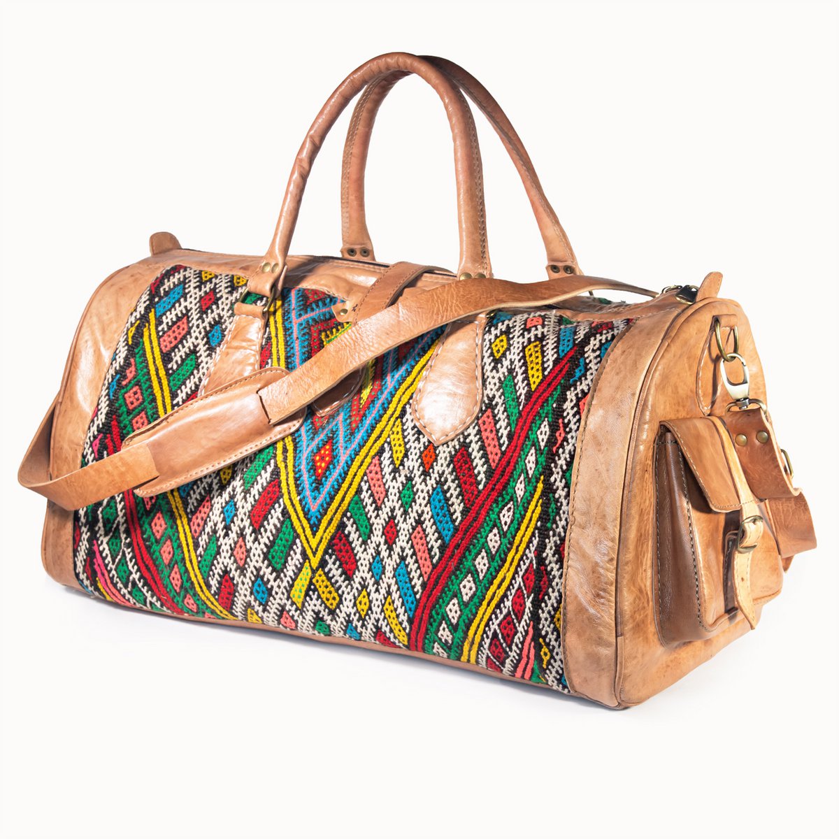 Ledertasche 'Kilim S' (natürlich) – Bild 3
