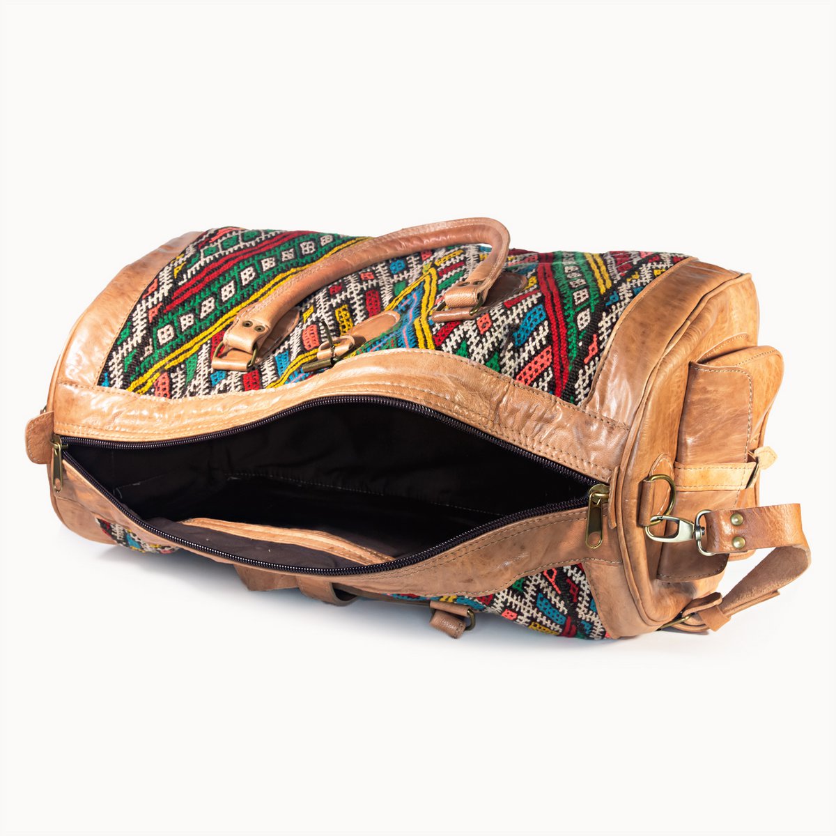 Ledertasche 'Kilim S' (natürlich) – Bild 4