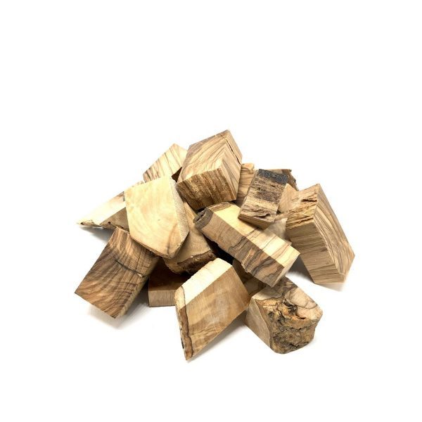 Räucherholz zum Smoken Olive, hier 1 kg Chunks bzw. Holzklötzchen – Bild 3