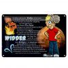 Schild Blech 30x20cm - Made in Germany - Sternzeichen Widder Planet Mars Metall Deko Schild