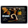 Schild Blech 30x20cm - Made in Germany - Sternzeichen Waage Planet Venus Metall Deko Schild