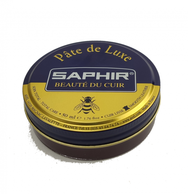 SAPHIR Pate de Luxe 50ml Wachs Bordeaux-Burgundy 50 ml – Bild 4