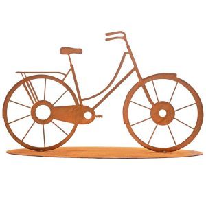 Metalldeko Fahrrad im Edelrost Design | Bike Deko Figur