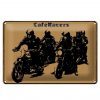 Schild Blech 30x20cm - Made in Germany - Spruch Motorrad Caqfe Racers motorcycle Metall Deko Blechschild