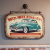 Schild Blech 20x30cm - Made in Germany - Spruch Dads barbecue grab a beer Metall Deko Blechschild – Bild 3