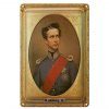 Schild Blech 20x30cm - Made in Germany - Portrait Ludwig II König von Bayern Metall Deko Blechschild