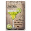 Schild Blech 20x30cm - Made in Germany - Margarita Equipment ingredients Metall Deko Blechschild
