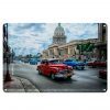 Schild Blech 30x20cm - Made in Germany - Auto Oldtimer Cuba Havana