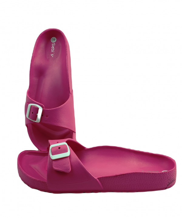 Siebi's Wellness Badeschuhe Damen Fußbett Pantoletten mit Schnalle – Bild 8