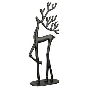 Figur Rentier Nordy, schwarz H.52 cm