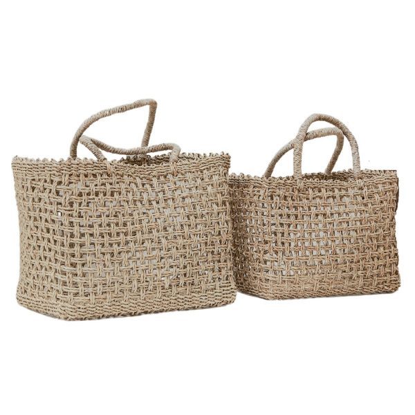 Einkaufstasche | Strandtasche MOYO aus gewebtem Seegras (2 Größen) – Bild 2