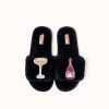 Slipper Schwarz – Bild 2