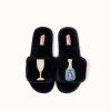 Slipper Schwarz – Bild 3