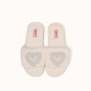 Broschen White Heart