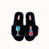 Slipper Schwarz – Bild 9
