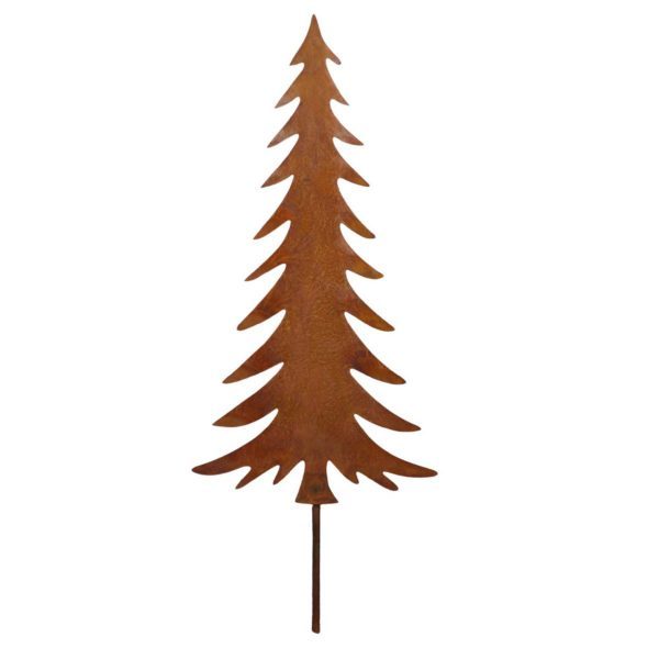 Christmas Edelrost Weihnachtsdeko Tannenbaum | zum Stecken