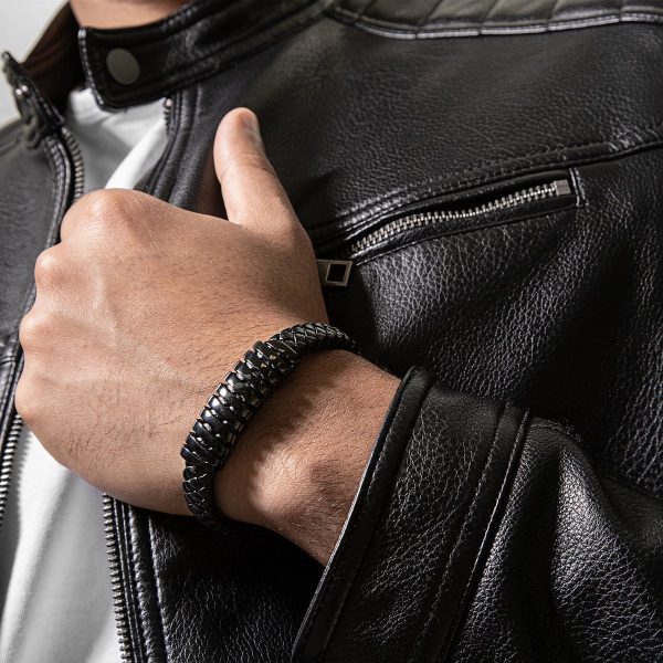 Lederarmband "Helix" – Bild 5