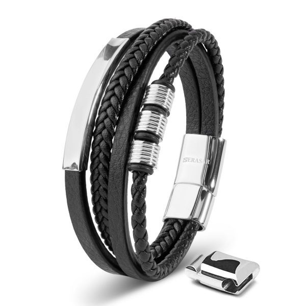 Lederarmband "Brave" – Bild 6