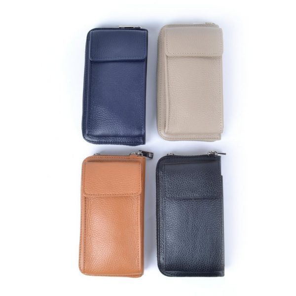 Leder-Geldbörse/Handytasche – Bild 6