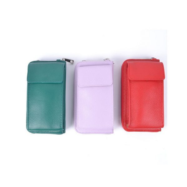 Leder-Geldbörse/Handytasche – Bild 5