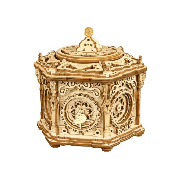 Spieluhr Holz DIY 3D-Puzzle Secret Garden, Robotime, AMK52, 13,5 x 13,5 x 14 cm