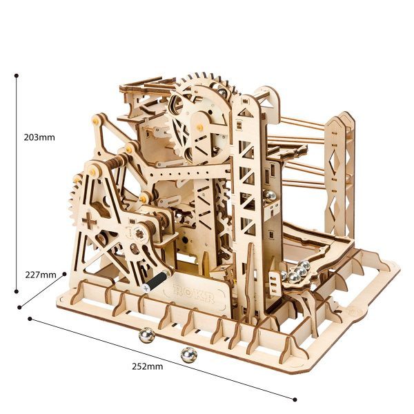 Murmelbahn Marble Explorer, Murmelbahn, Robotime, LG503 25,5x22,9x20,4cm. – Bild 5