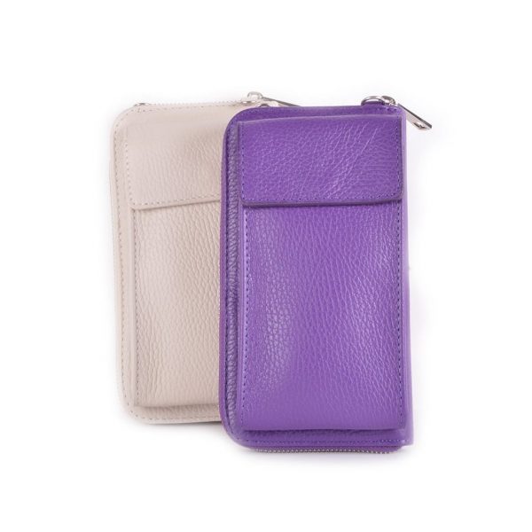 Leder-Geldbörse/Handytasche – Bild 2