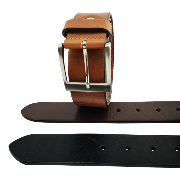 Hebold Gürtel Leder BASIC BELT  Vollrindleder 4,00 cm – Bild 22