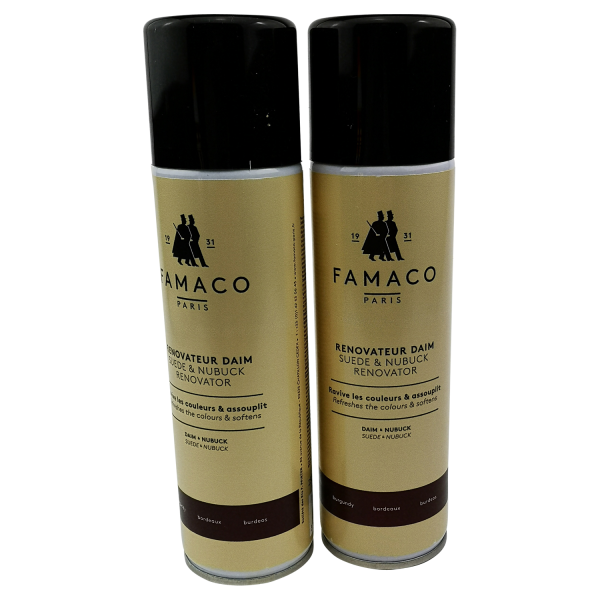 2 Stück Famaco Nubuk Wildleder und Raulederspray 250 ml – Bild 10