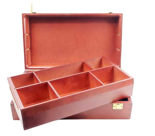 Hebold Schuhputzkasten "Schuhmacherei" – Hochwertiger Holzschuhputzkasten mit Profi-Schuhpflegemitteln, edles Accessoire aus Echtholz, perfekte Geschenkidee für Männer, Made in Germany, inkl. Schuhpflegmittel 15-teilig – Bild 3