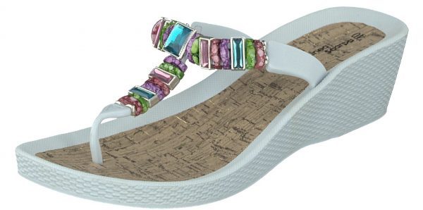 Linea Scarpa Malibu Badeschuhe Zehentrenner Flip Dianette Absatz Damen – Bild 18